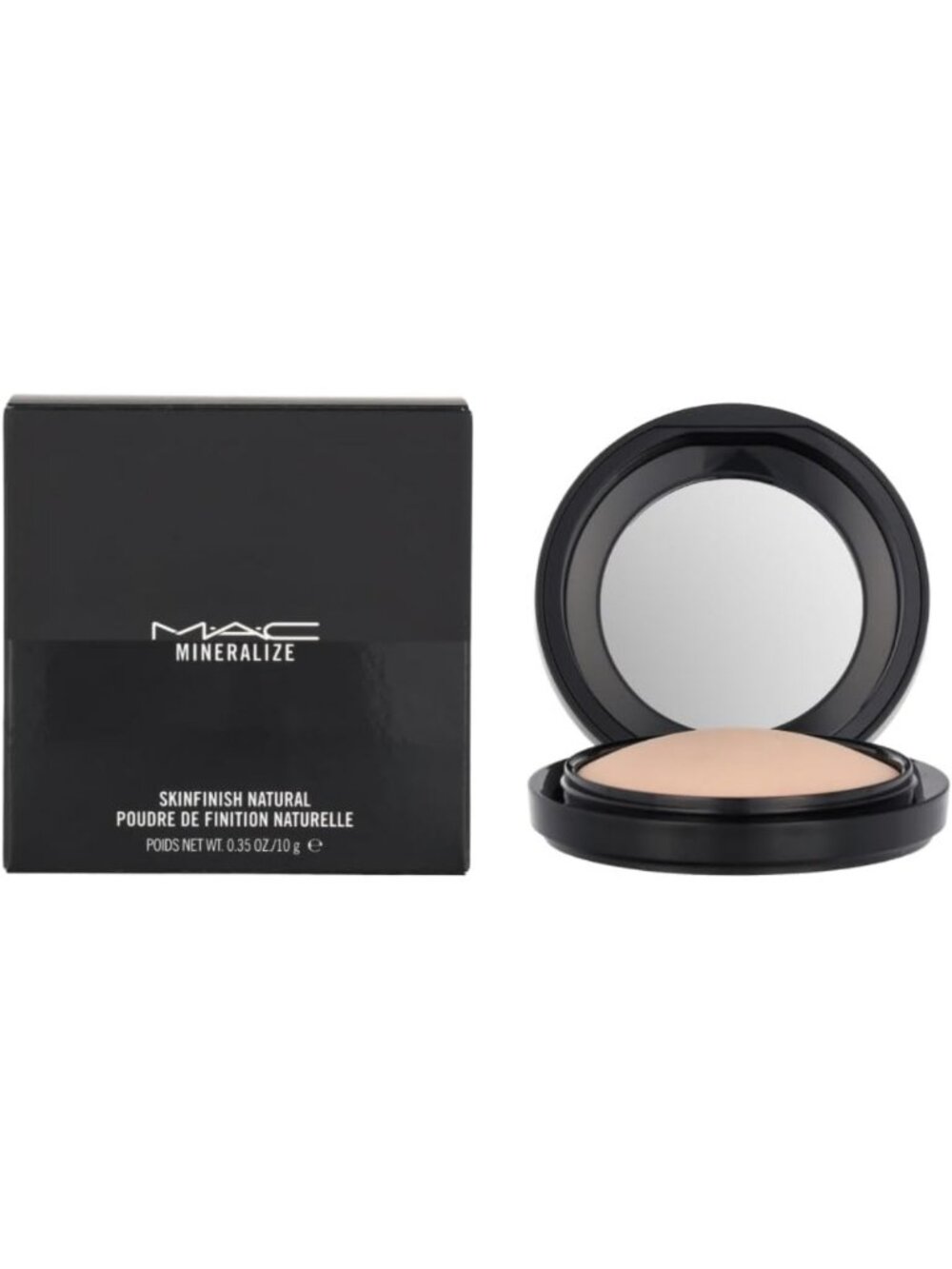 Mineral Powder Foundation - Natural Finish, Medium Plus Shade, 10g / 0.35oz